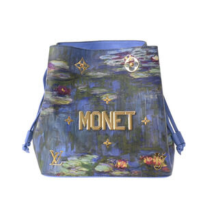 Louis Vuitton NeoNoe Masters Collection Monet Blue Leather Shoulder Bag